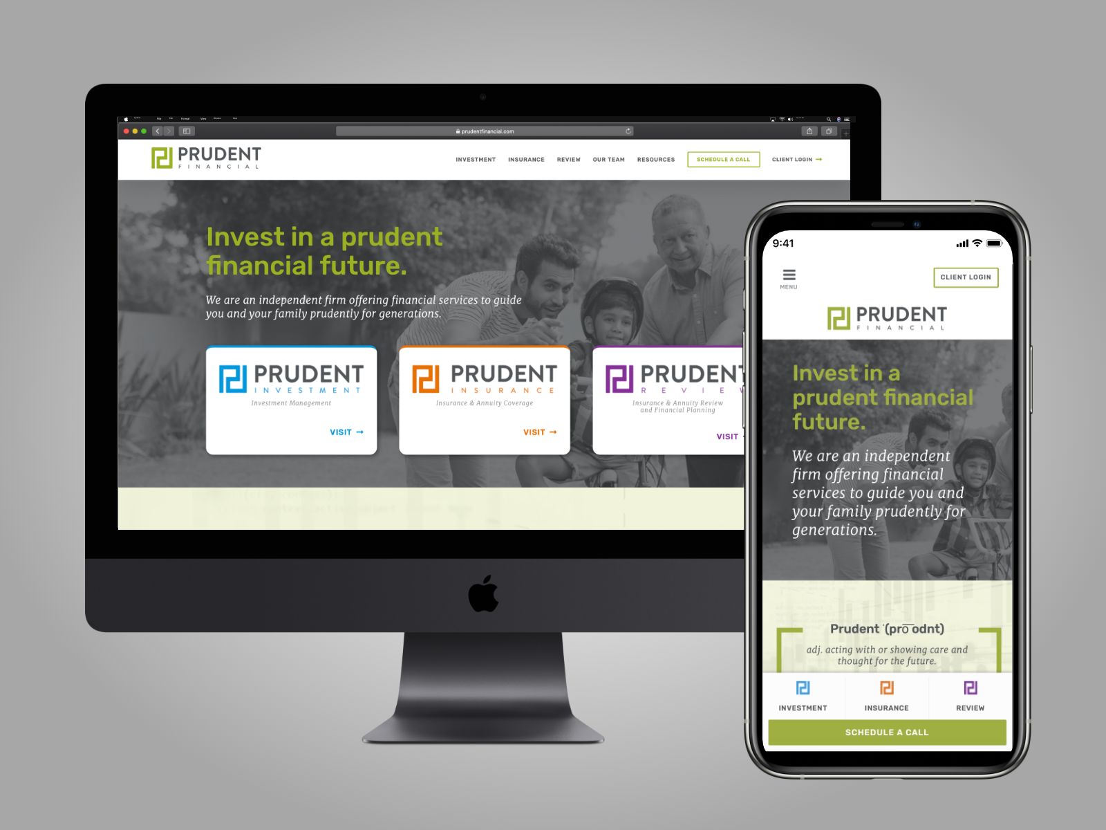 Web Design and Development for Financial Investment Company